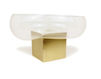 Vase Vanessa Mitrani GRAVITY Cube Coupe - Dish WHITE Contemporary / Modern