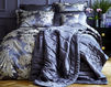 Bedspread Gingerlily Silk Throws & Bedspreads Charlie Silk Bedspread - Night Art Deco / Art Nouveau