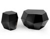 Coffee table Insidherland  THREE ROCKS High Table Black Glass  Contemporary / Modern