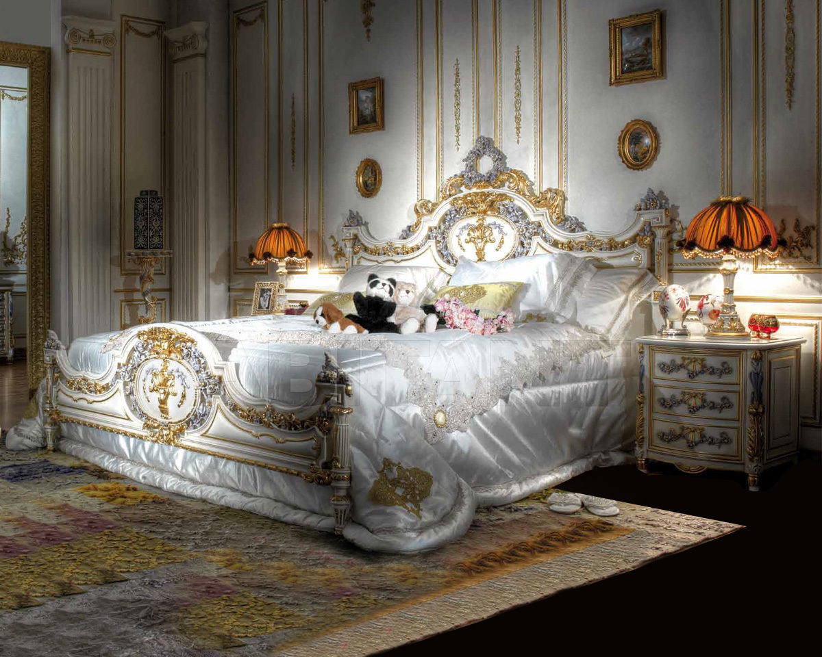 Bed White Asnaghi Interiors Gd2401