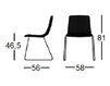 Chair Ics Capdell 2010 505PTN Contemporary / Modern