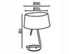 Table lamp Faro Home 2013 29947 Contemporary / Modern
