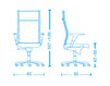Needlework chair Tecnoarredo srl Poltrone Direzionali TSP205 Contemporary / Modern