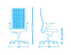 Needlework chair Tecnoarredo srl Poltrone Direzionali TS015 Contemporary / Modern
