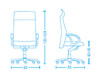 Needlework chair Tecnoarredo srl Poltrone Direzionali TU135 Contemporary / Modern