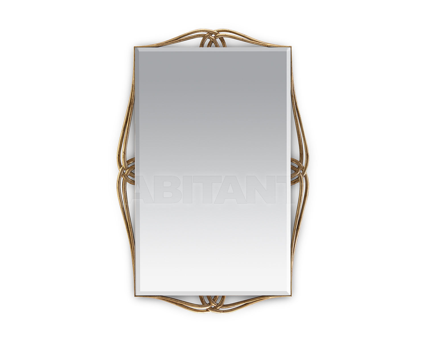 Buy Wall mirror Cloverleaf Christopher Guy 2014 50-0186-D-BEV Italian Silver