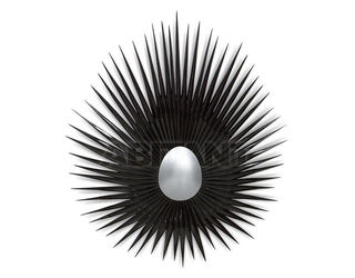 Wall mirror Supernova Christopher Guy 2019 50-2958-A-CVX Black Lacquer