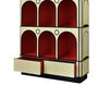 Bookcase Scarlet Splendour Designs Vanilla noir The Count