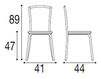 Chair Target Point Giorno SE132 0191 Art Deco / Art Nouveau