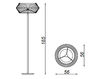 Floor lamp N17O3 white Floor lamp Baga-Patrizia Garganti Bespoke 02 N17O3 Contemporary / Modern