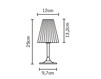 Table lamp Flow Fabbian Catalogo Generale D87 B01 01 Contemporary / Modern