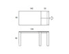 Dining table Snack 90 COM.P.AR Extensible Tables 387 + 191 + 133 Contemporary / Modern
