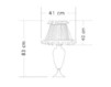 Table lamp Timotea Beby Group Pandora 5022 GBL Classical / Historical 