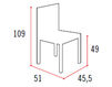 Chair Idealsedia srl Today 232 V Contemporary / Modern
