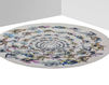 Designer carpet Nodus by IL Piccoli High Design HUMAN CIRCLE- INFERNO Contemporary / Modern