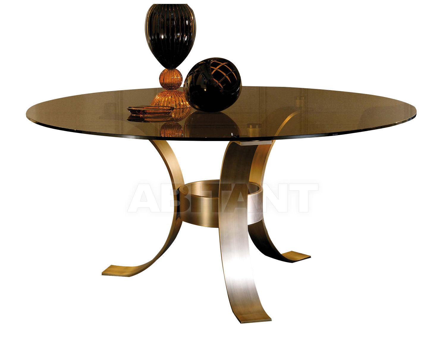 Buy Dining table Dom Edizioni Table MASSIMO Glass dinner table