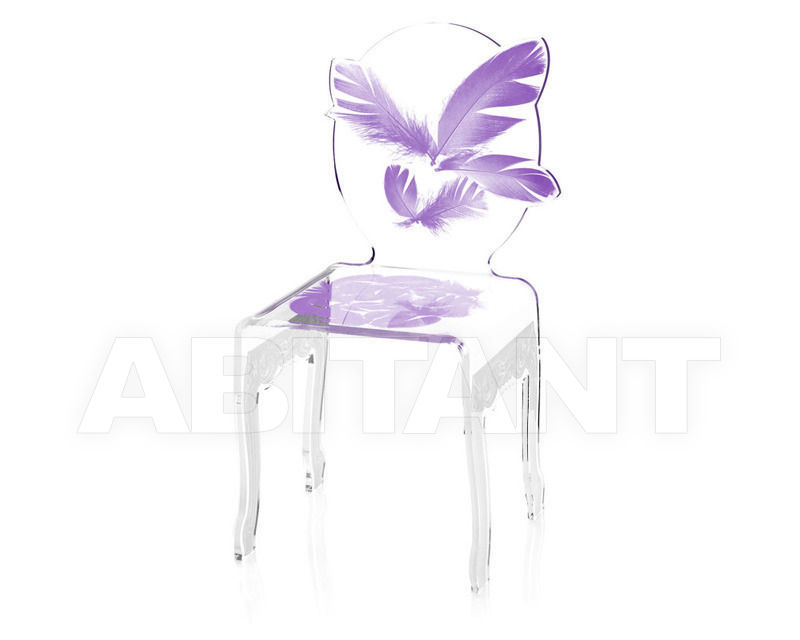 Buy Chair Acrila Plume Feather chair purple