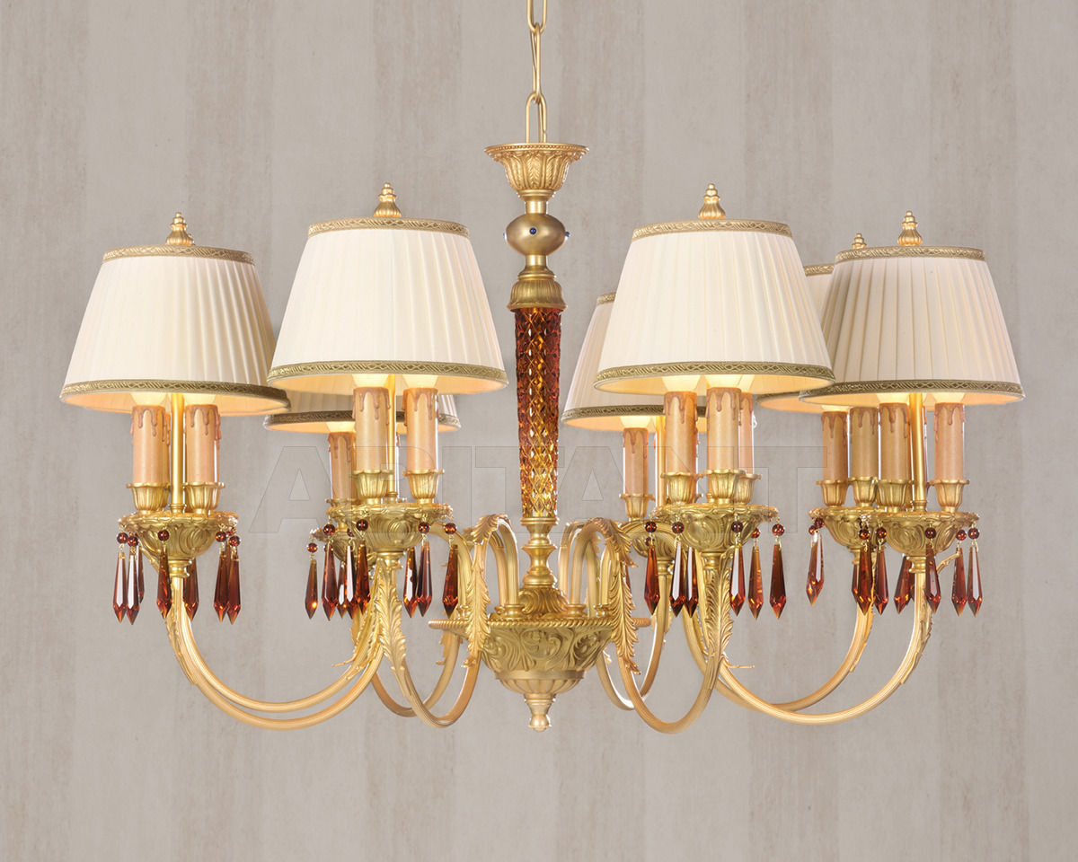 Buy Сhandelier  Antonio Ciulli e Figlio Verdi 8560A-AMBRA