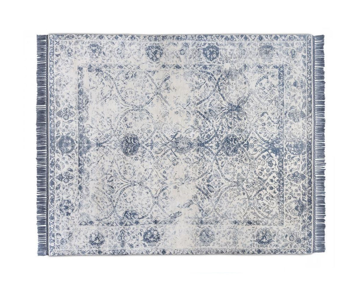 Buy Modern carpet Rug Star Persia/rajasthan Rajasthan No. 03 | SilverGrey | SilkFringes 
