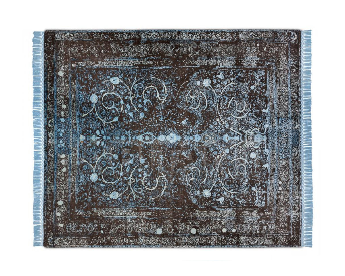 Buy Modern carpet Rug Star Persia/rajasthan Rajasthan No. 09 | LightBlue on NaturalBrown 
