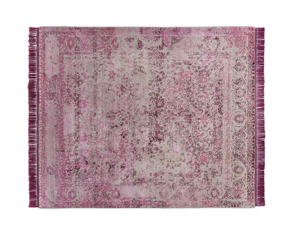 Buy Modern carpet Rug Star Persia/rajasthan Rajasthan No. 10 | RustyRed on NaturalGrey 