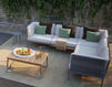 Terrace couch FLASH Atmosphera Rope FSH.DV5.45.R12 Provence / Country / Mediterranean