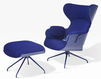 Office chair LOUNGER B.D (Barcelona Design) ARMCHAIRS LOUNGER Armchair Swivel structure 1 Loft / Fusion / Vintage / Retro