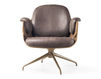 Office chair LOW LOUNGER B.D (Barcelona Design) ARMCHAIRS LOW LOUNGER Swivel structure 2 Loft / Fusion / Vintage / Retro