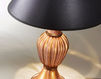 Table lamp OR Illuminazione s.r.l.  Murano 1028/LT ROSA-ORO-NERO Classical / Historical 