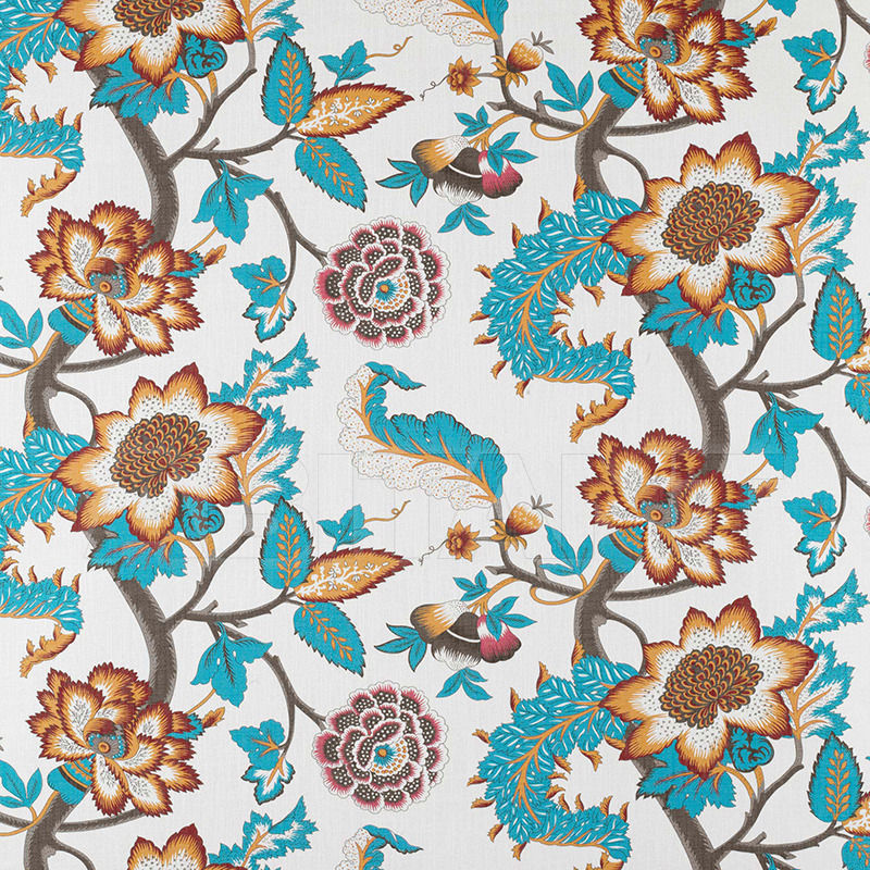 Portiere fabric Laidi Azul/Frambuesa GDT 5040 004 price on request Buy Portiere fabric Laidi Azul/Frambuesa Gastón y Daniela Lorenzo Castillo Collection GDT 5040 004